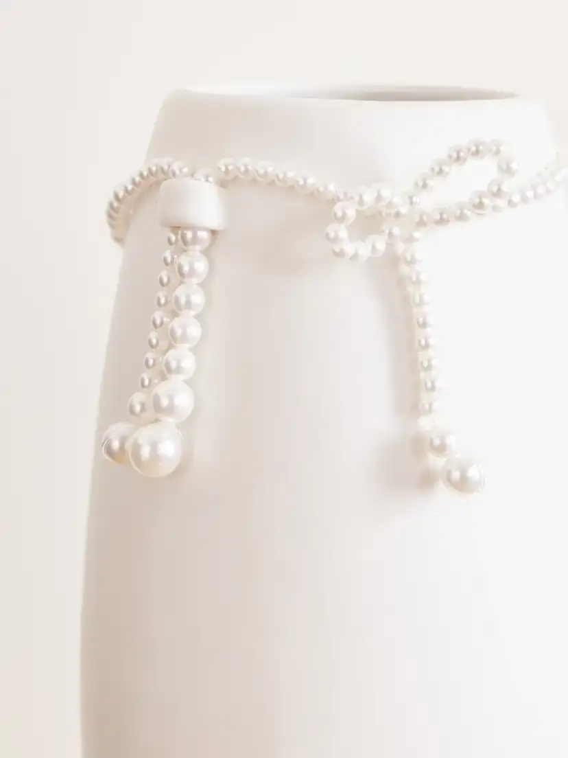 Completedworks Pearl-effect Bead-embellished Ceramic Medium Vase | Thumbnail 3 Completedworks Pearl-effect Bead-embellished Ceramic Medium Vase | Thumbnail 3
