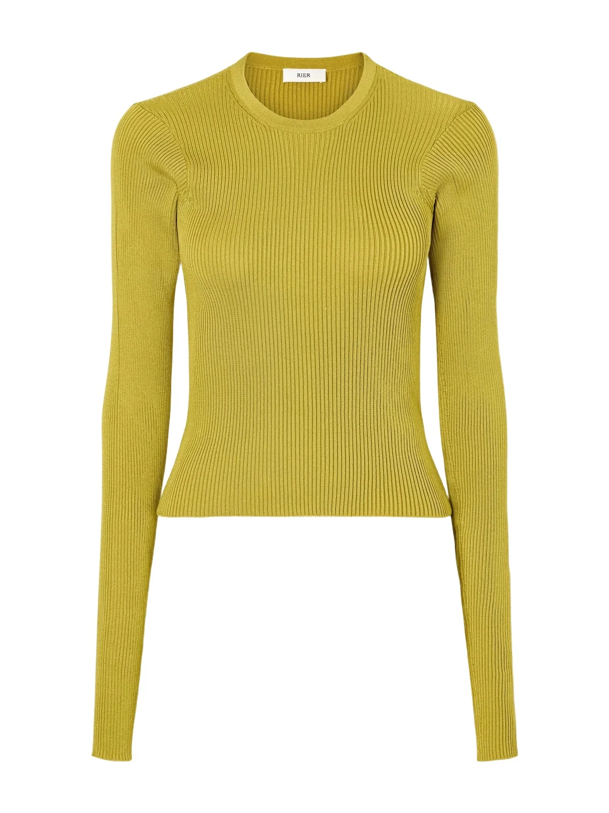 RIER Ribbed Silk T-shirt