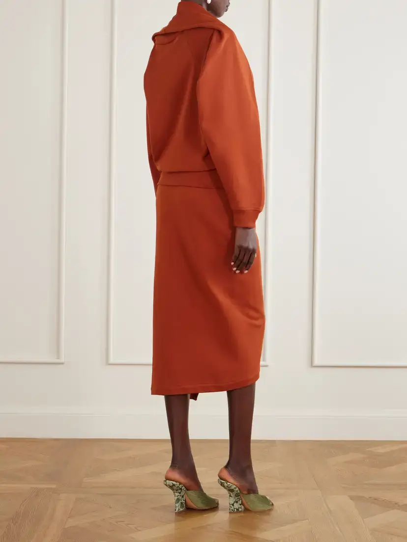 Dries Van Noten Draped Cotton-jersey Sweatshirt | Thumbnail 3 Dries Van Noten Draped Cotton-jersey Sweatshirt | Thumbnail 3
