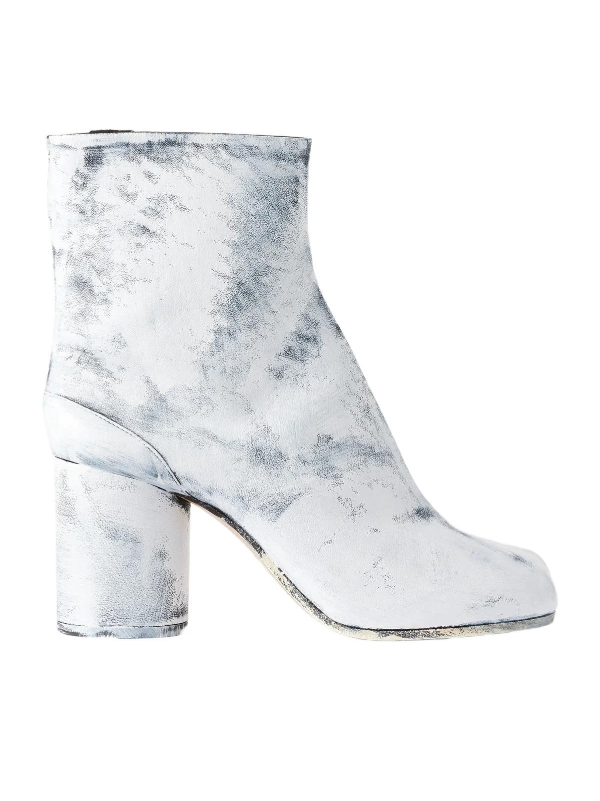 Tabi Split-toe Leather Ankle Boots