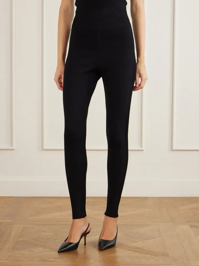 Lanvin Stretch-knit Leggings | Thumbnail 3