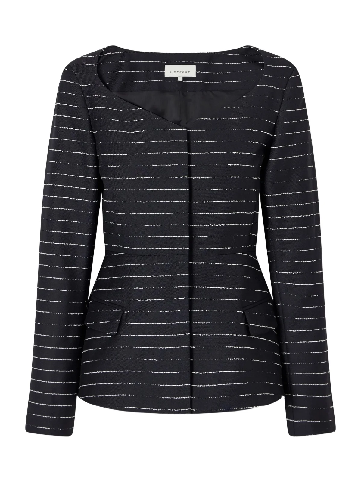 Charlotte Striped Wool-gabardine Blouse Charlotte Striped Wool-gabardine Blouse