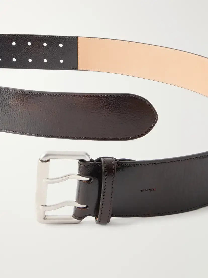Ralph Lauren Collection Textured-leather Belt | Thumbnail 3 Ralph Lauren Collection Textured-leather Belt | Thumbnail 3
