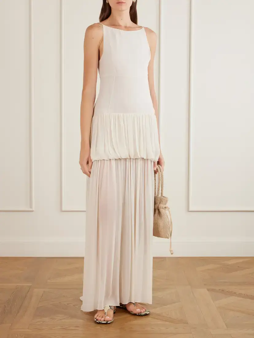LIBEROWE Nina Tiered Silk-chiffon Maxi Dress | Thumbnail 2 LIBEROWE Nina Tiered Silk-chiffon Maxi Dress | Thumbnail 2