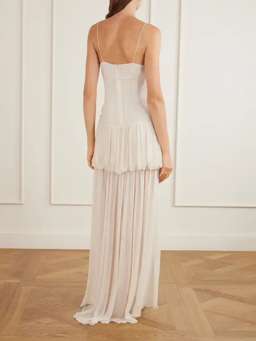 LIBEROWE Nina Tiered Silk-chiffon Maxi Dress | Thumbnail 3 LIBEROWE Nina Tiered Silk-chiffon Maxi Dress | Thumbnail 3