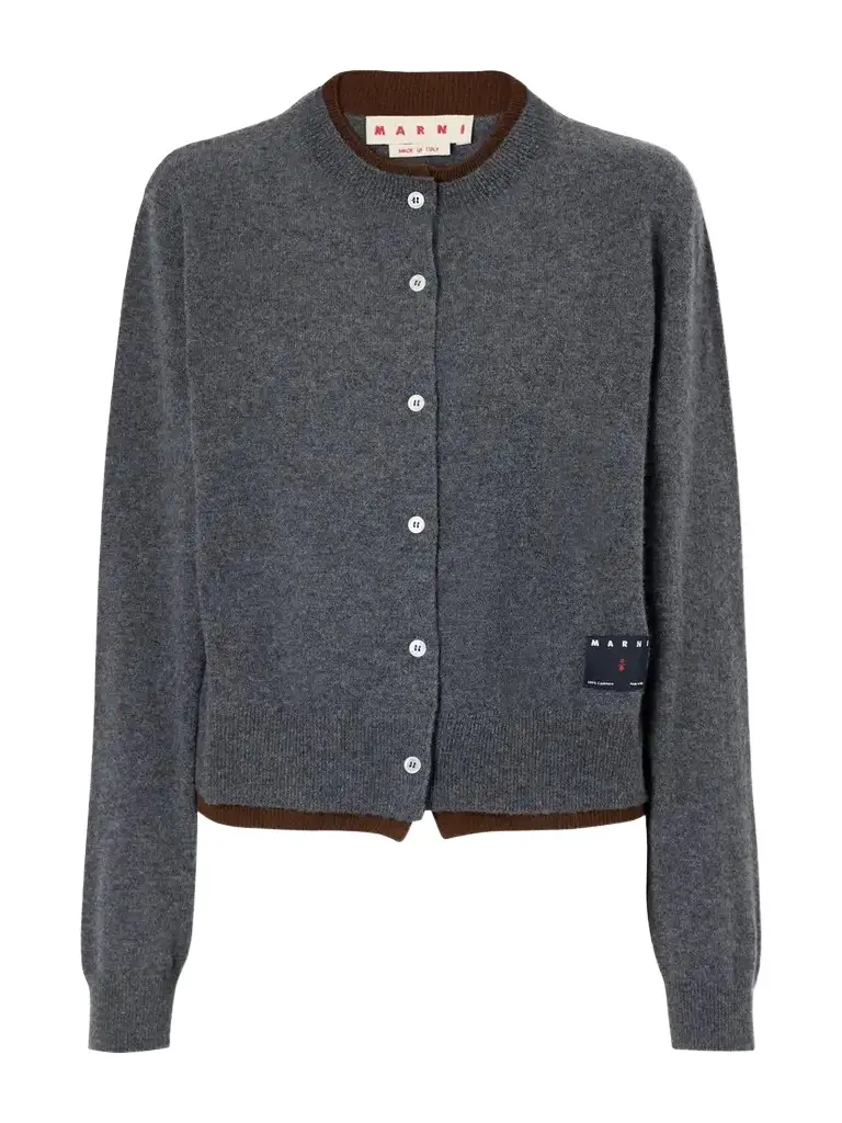 Marni Layered Cashmere Cardigan | Image 1 Marni Layered Cashmere Cardigan | Image 1