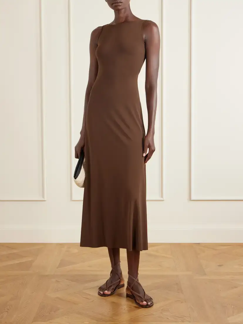 Eres Sculpture Backless Jersey Maxi Dress | Thumbnail 2 Eres Sculpture Backless Jersey Maxi Dress | Thumbnail 2