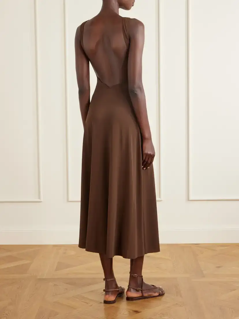 Eres Sculpture Backless Jersey Maxi Dress | Thumbnail 3 Eres Sculpture Backless Jersey Maxi Dress | Thumbnail 3