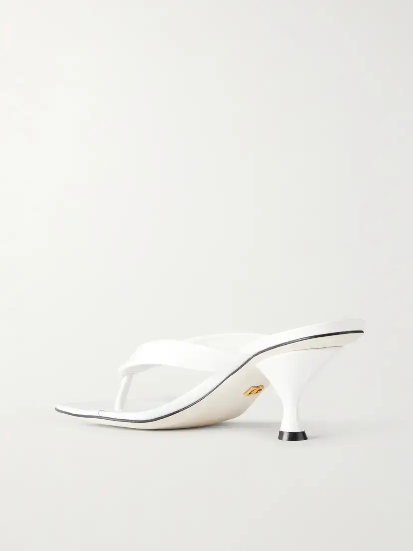 Dolce & Gabbana Logo-detailed Patent-leather Thong Sandals | Thumbnail 3