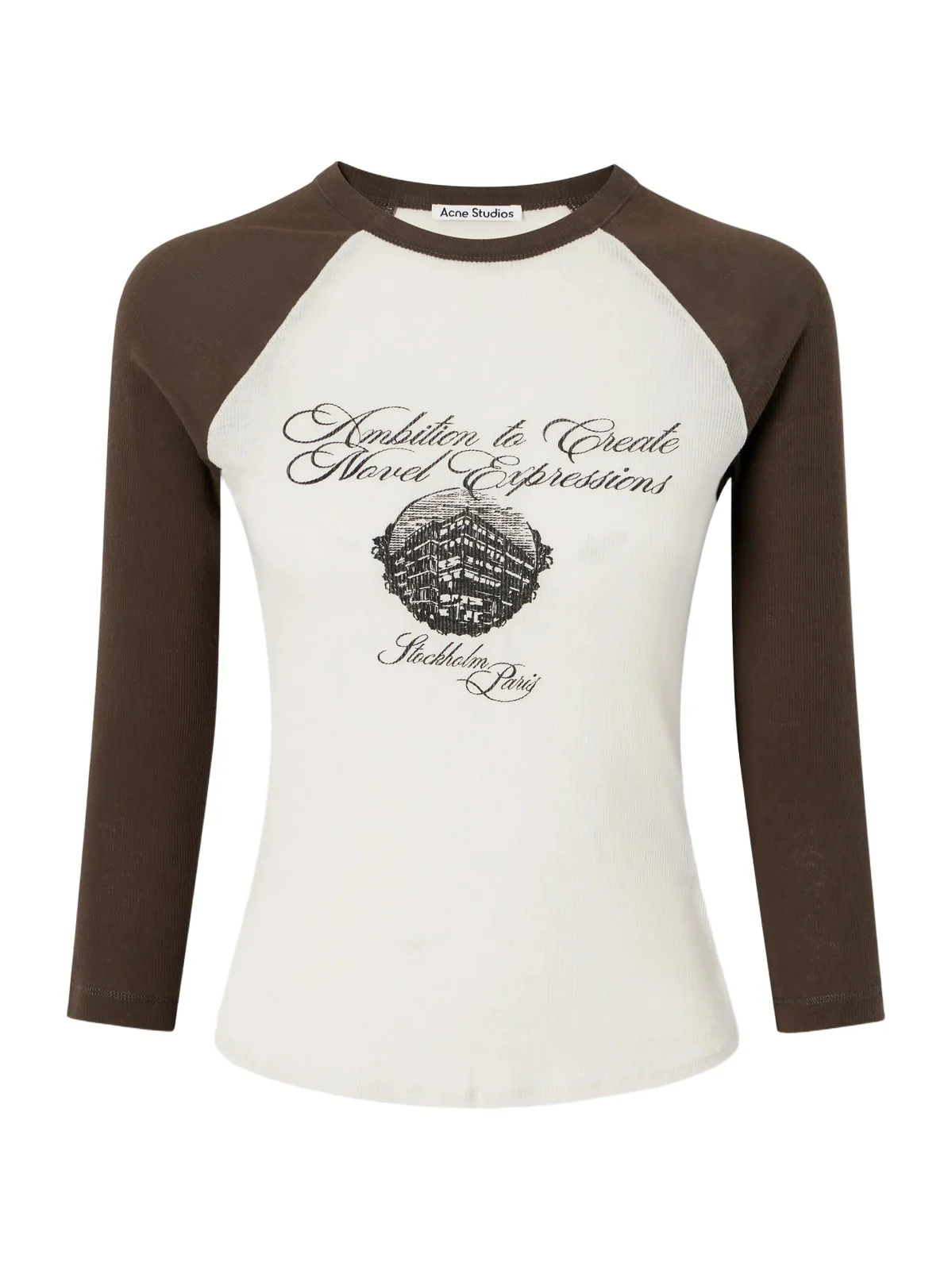 Printed Cotton-ribbed T-shirt Printed Cotton-ribbed T-shirt