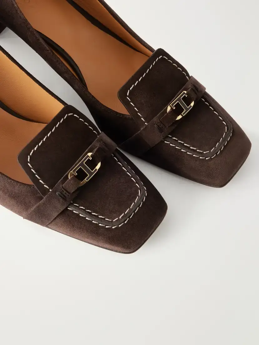 Tod's 50 Suede Pumps | Thumbnail 5 Tod's 50 Suede Pumps | Thumbnail 5