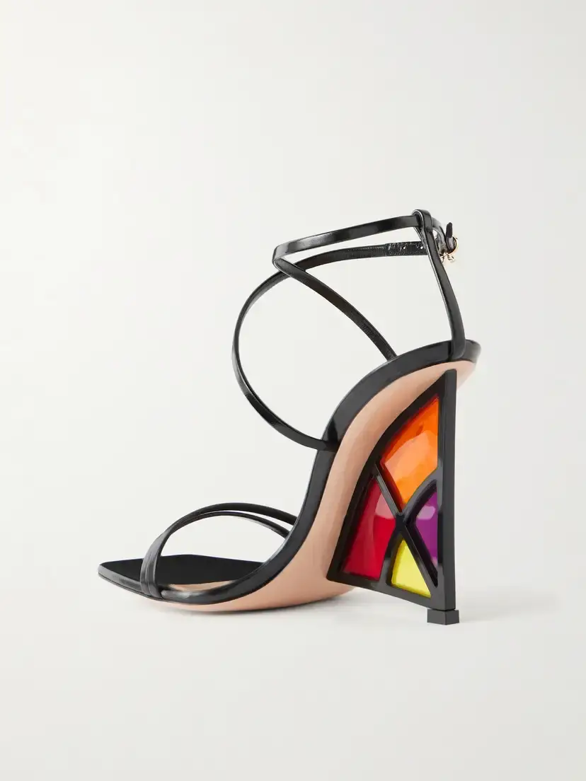 Gianvito Rossi Palais 105 Leather Sandals | Thumbnail 3 Gianvito Rossi Palais 105 Leather Sandals | Thumbnail 3