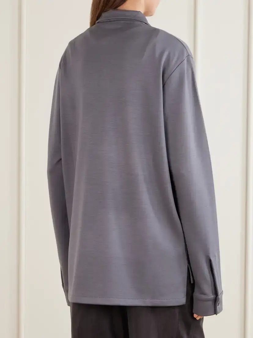 RIER Polar Jogging Virgin Wool Half-zip Sweatshirt | Thumbnail 3 RIER Polar Jogging Virgin Wool Half-zip Sweatshirt | Thumbnail 3