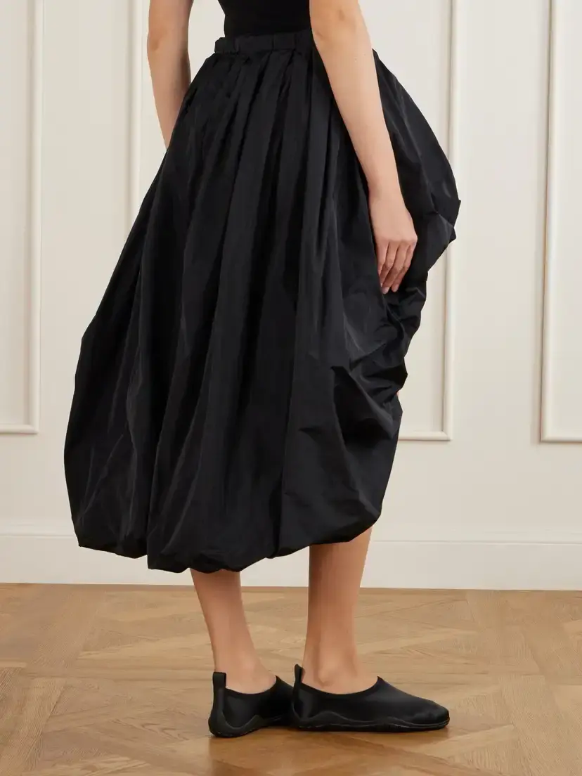 Jil Sander Asymmetric Shell Midi Skirt | Thumbnail 3 Jil Sander Asymmetric Shell Midi Skirt | Thumbnail 3