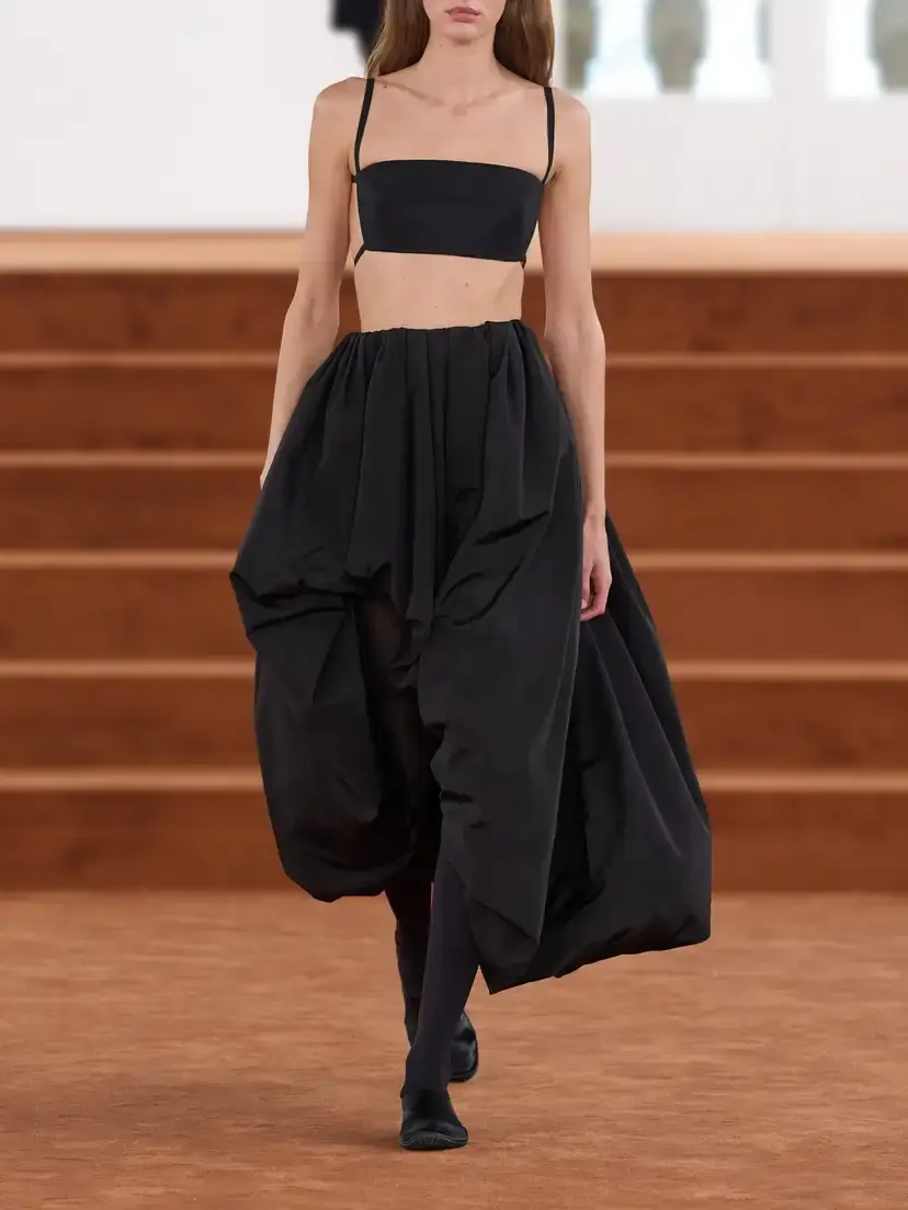 Jil Sander Asymmetric Shell Midi Skirt | Thumbnail 5 Jil Sander Asymmetric Shell Midi Skirt | Thumbnail 5