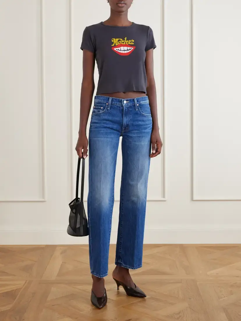 Mother The Mid Rise Rambler Skimp Straight-leg Jeans | Thumbnail 2