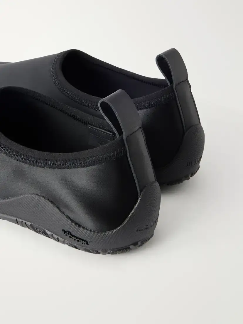 Jil Sander Elbe Rubber-trimmed Satin Flats | Thumbnail 5