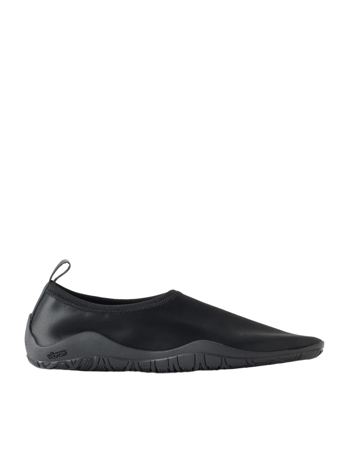 Jil Sander Elbe Rubber-trimmed Satin Flats