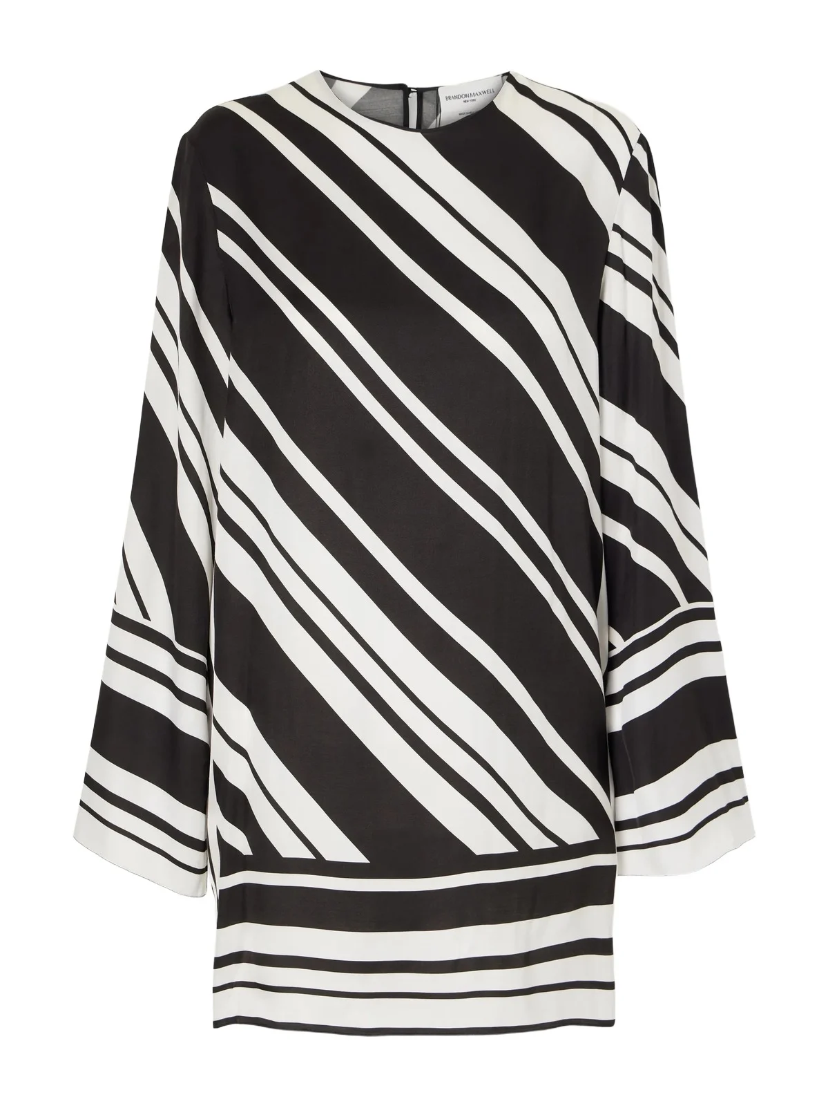 The Leni Striped Twill Mini Dress