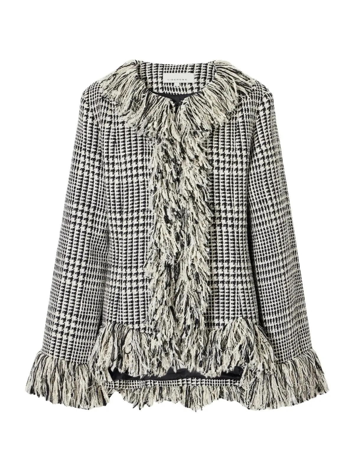 Banker Fringed Cotton-blend Tweed Jacket