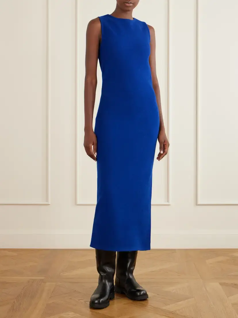 RIER Wool-fleece Midi Dress | Thumbnail 2