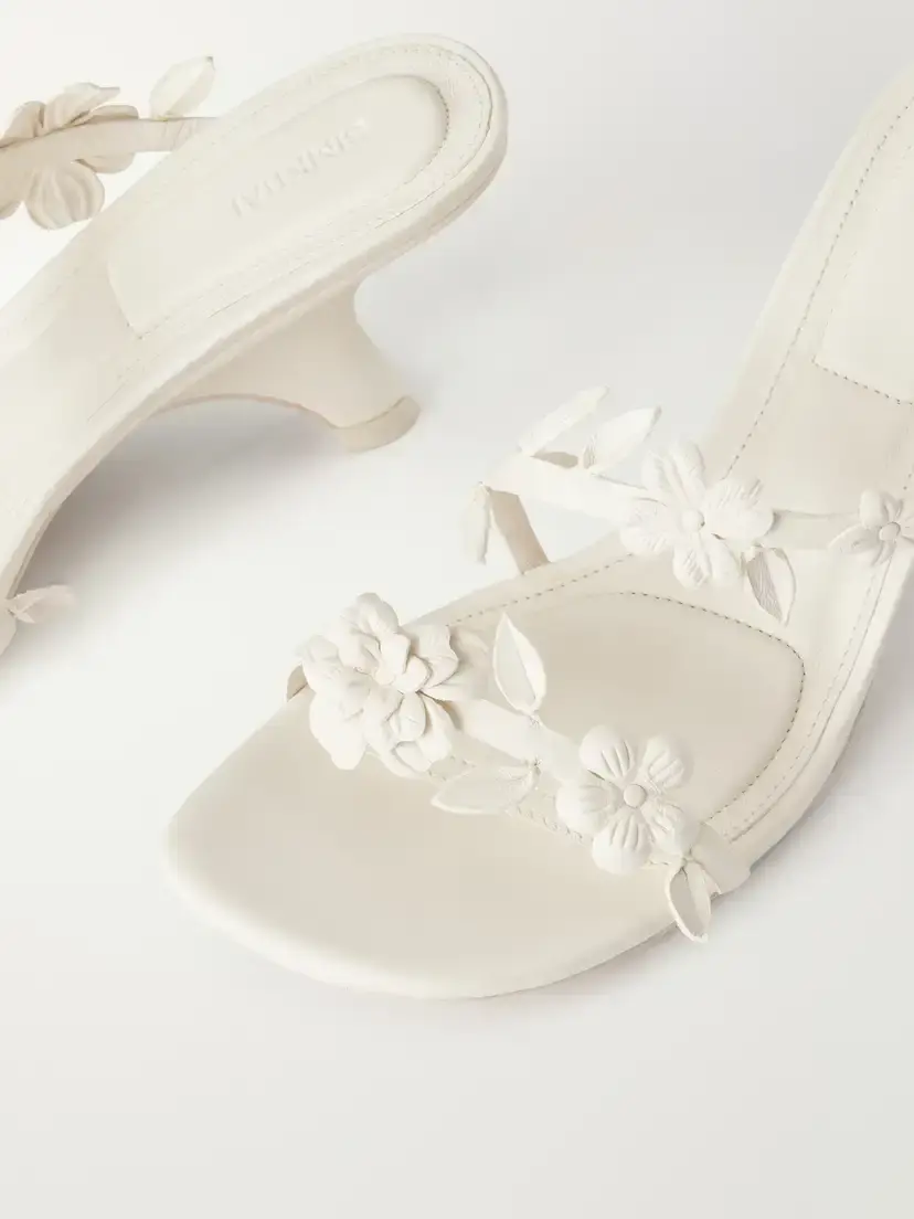 Simkhai Willow Floral-appliquéd Leather Sandals | Thumbnail 5 Simkhai Willow Floral-appliquéd Leather Sandals | Thumbnail 5