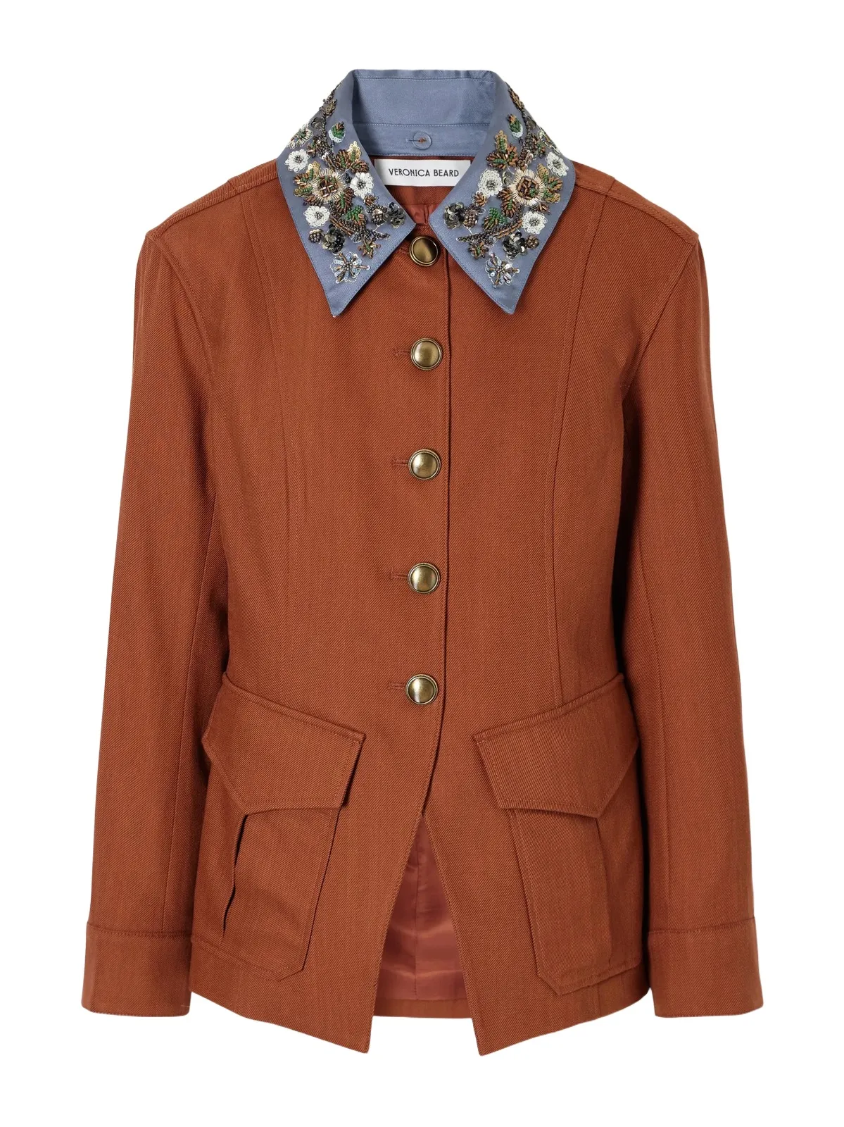 Veronica Beard Laramie Dickey Sequin And Bead-embellished Twill Jacket