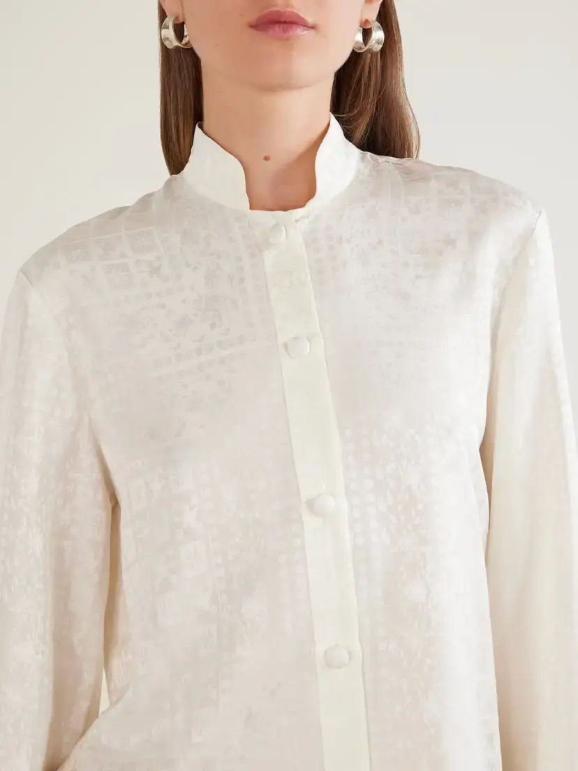 LIBEROWE Nisha Silk-jacquard Shirt | Thumbnail 4 LIBEROWE Nisha Silk-jacquard Shirt | Thumbnail 4