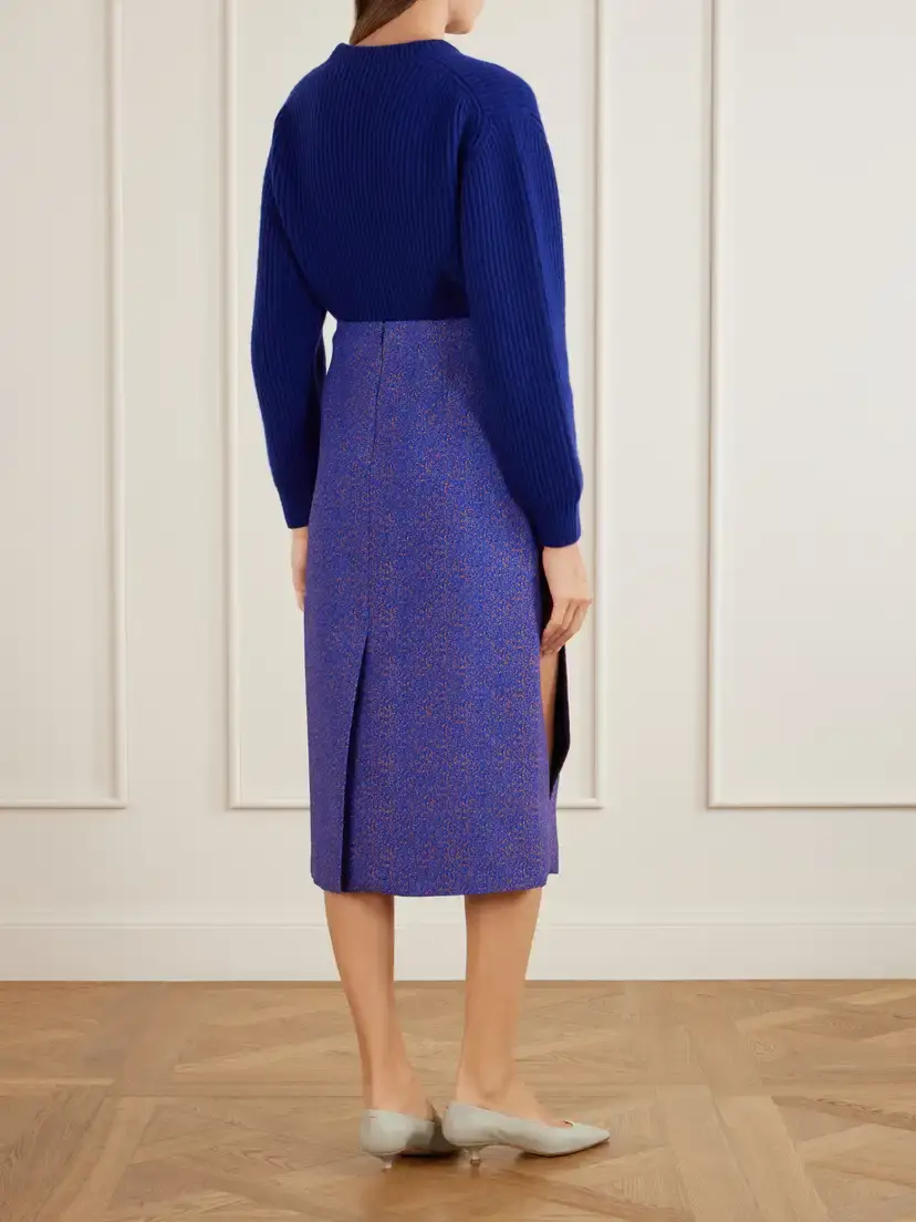 Jil Sander Draped Jacquard Midi Skirt | Thumbnail 3 Jil Sander Draped Jacquard Midi Skirt | Thumbnail 3