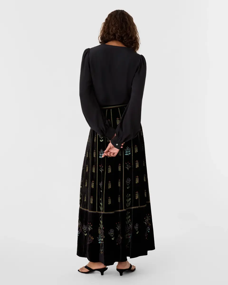 Emporio Sirenuse Camille Skirt with Agra Embroidery | Thumbnail 5