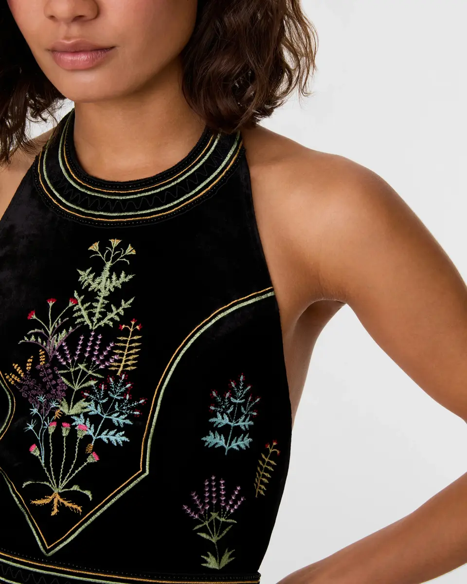 Emporio Sirenuse Chantal Dress with Agra Embroidery | Thumbnail 3 Emporio Sirenuse Chantal Dress with Agra Embroidery | Thumbnail 3