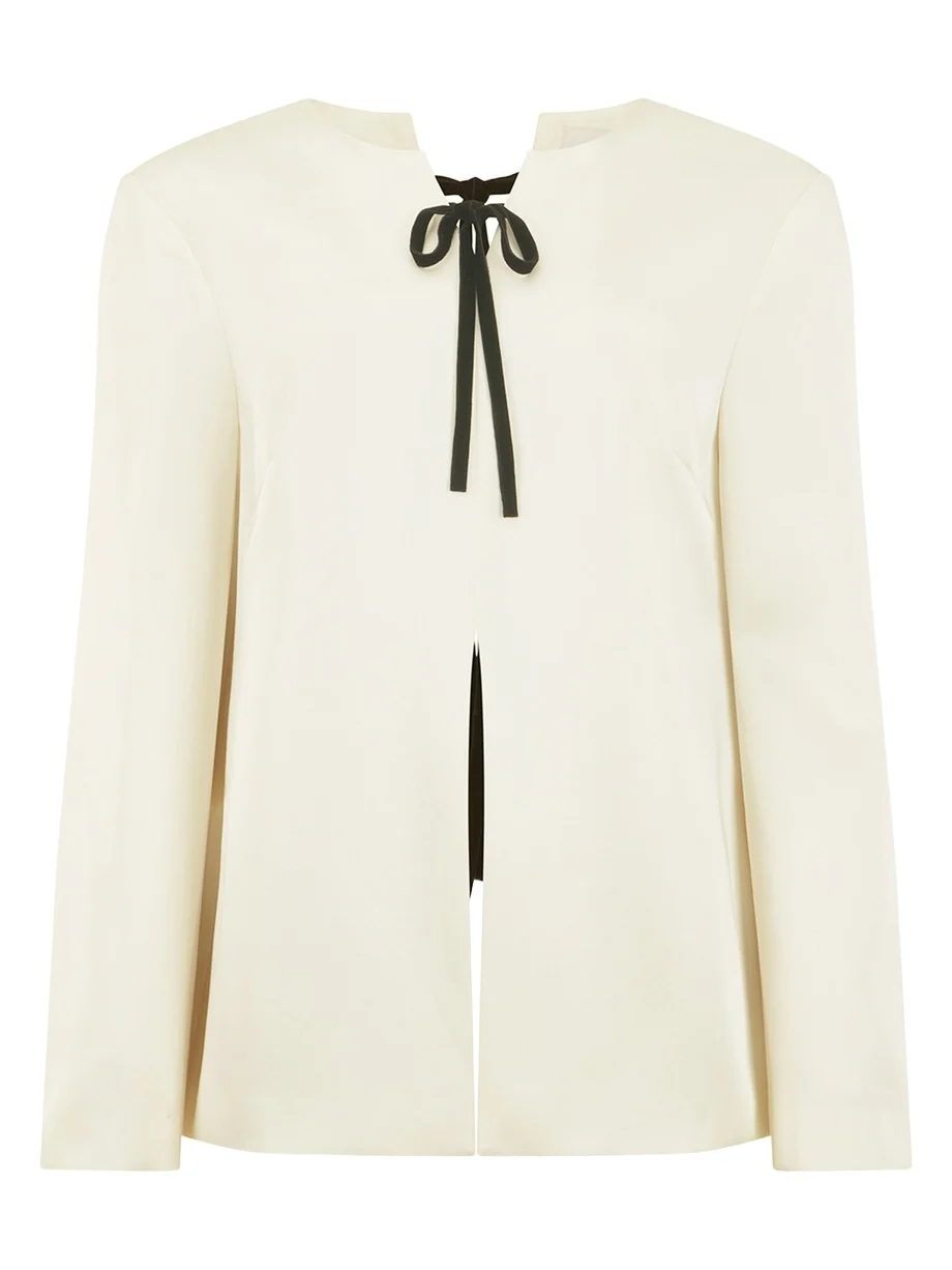 Loin Satin Faille Top