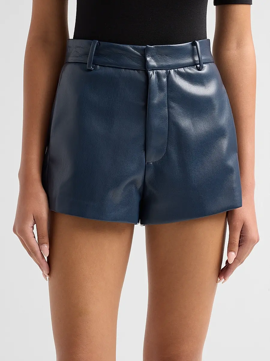 Generation Love Women's Jax Faux Leather Shorts | Thumbnail 5 Generation Love Women's Jax Faux Leather Shorts | Thumbnail 5
