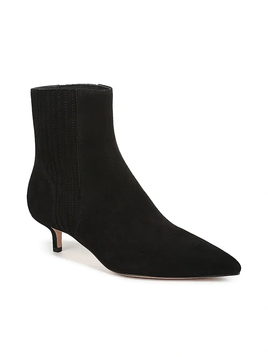 Veronica Beard Women's Lisa 45MM Suede Chelsea Boots | Thumbnail 2 Veronica Beard Women's Lisa 45MM Suede Chelsea Boots | Thumbnail 2