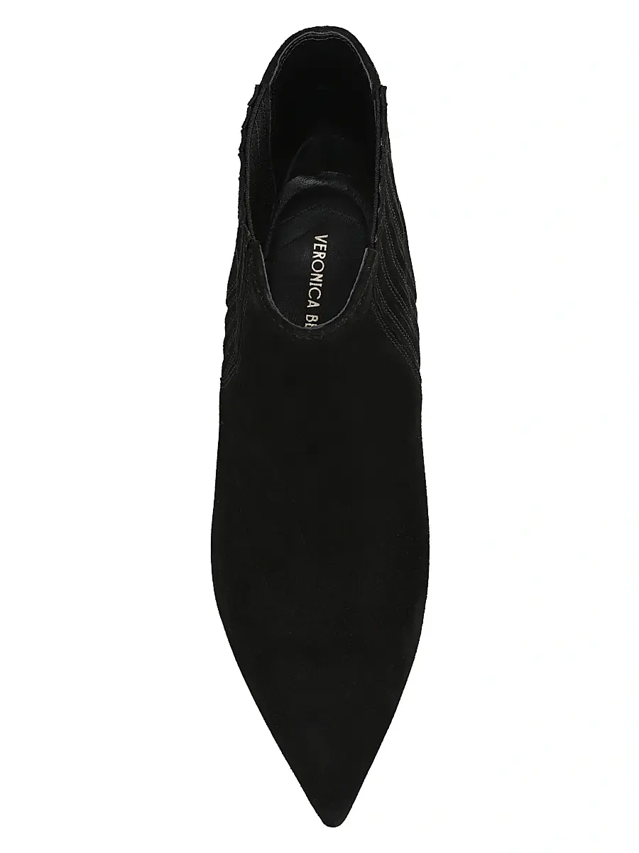 Veronica Beard Women's Lisa 45MM Suede Chelsea Boots | Thumbnail 4 Veronica Beard Women's Lisa 45MM Suede Chelsea Boots | Thumbnail 4