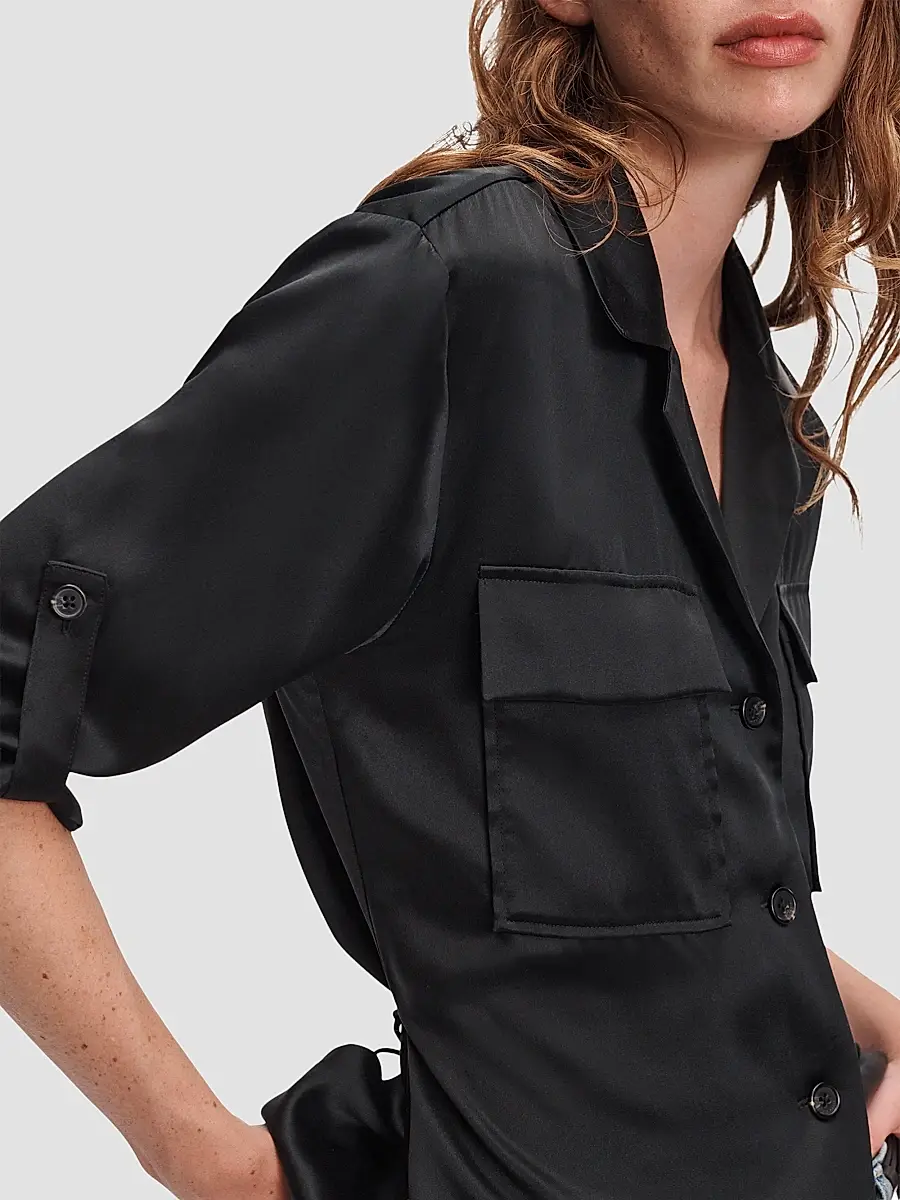 rag & bone Women's Sonny Silk Blouse | Thumbnail 6 rag & bone Women's Sonny Silk Blouse | Thumbnail 6