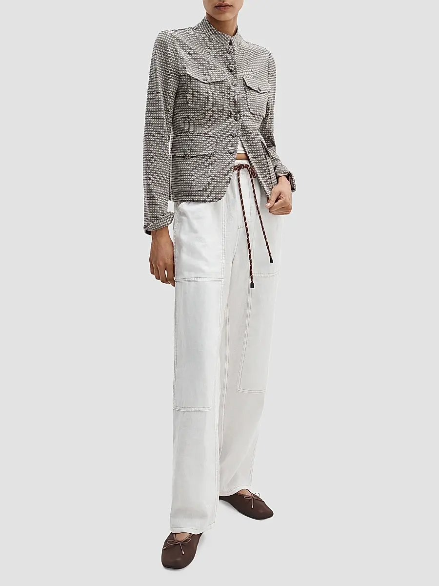 rag & bone Women's Mercer Ponte Blazer | Thumbnail 2 rag & bone Women's Mercer Ponte Blazer | Thumbnail 2