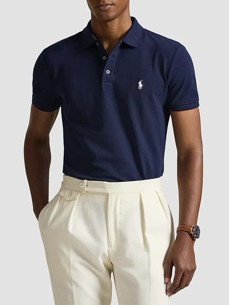 Polo Ralph Lauren Men's Classic-Fit Stretch-Cotton Polo Shirt | Thumbnail 4