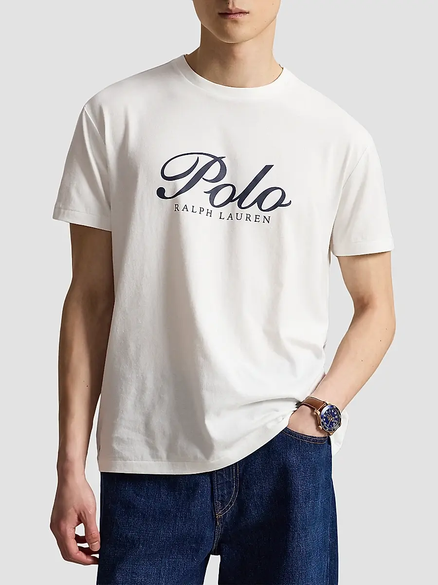 Polo Ralph Lauren Men's Classic-Fit Logo Jersey T-Shirt | Thumbnail 4 Polo Ralph Lauren Men's Classic-Fit Logo Jersey T-Shirt | Thumbnail 4