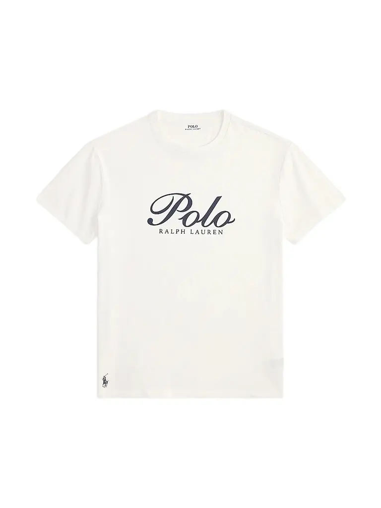 Polo Ralph Lauren Men's Classic-Fit Logo Jersey T-Shirt - White | Image 1 Polo Ralph Lauren Men's Classic-Fit Logo Jersey T-Shirt - White | Image 1