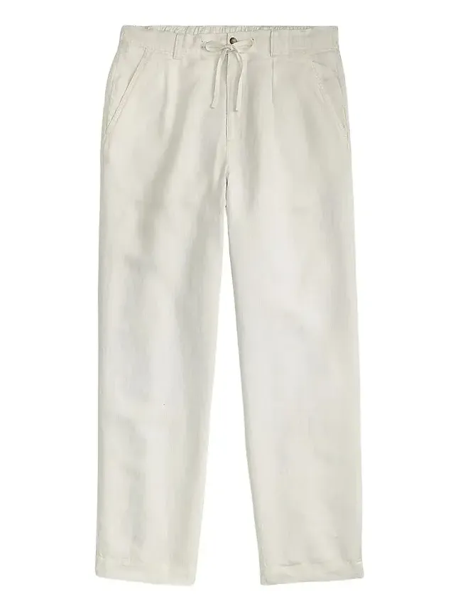 Men's Lateef Relaxed-Fit Linen Pants