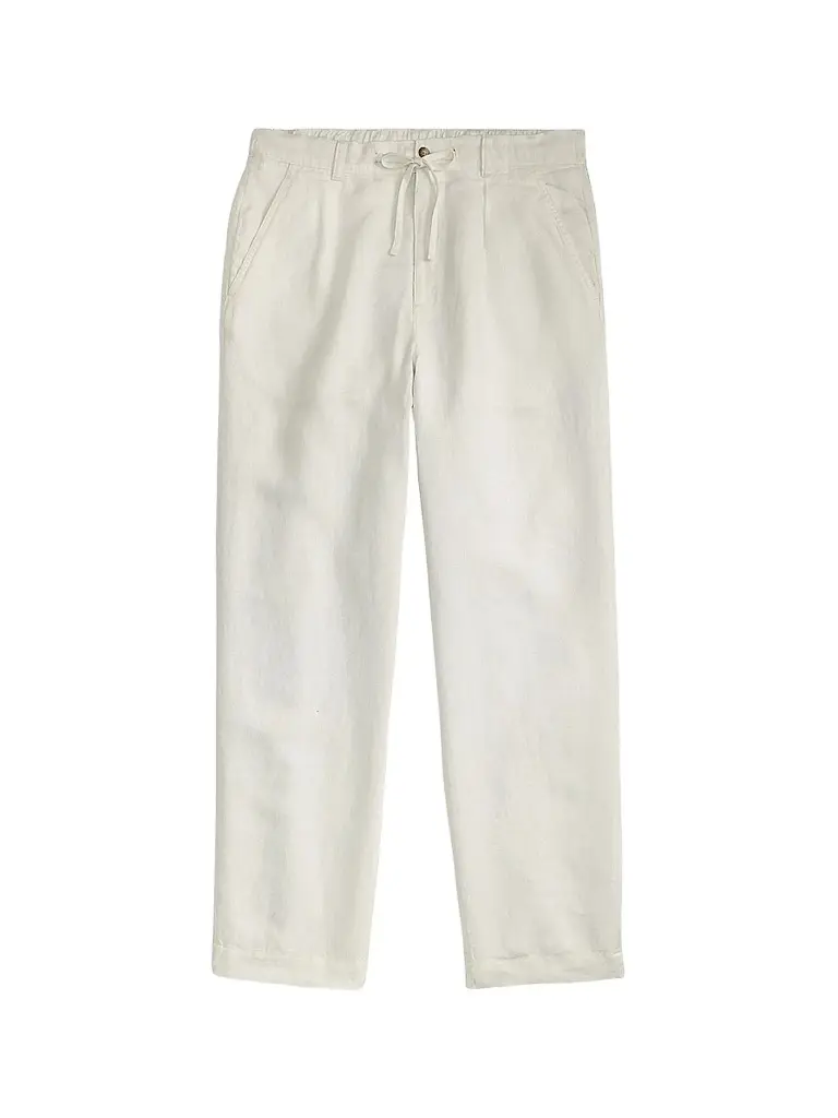 Men's Lateef Relaxed-Fit Linen Pants