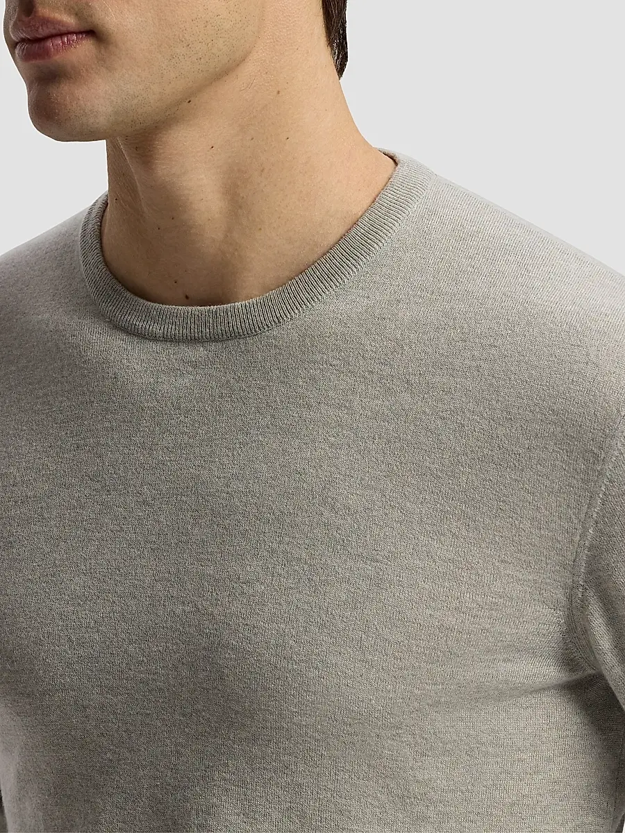 Ralph Lauren Purple Label Men's Cashmere-Jersey Long-Sleeve Sweater | Thumbnail 5 Ralph Lauren Purple Label Men's Cashmere-Jersey Long-Sleeve Sweater | Thumbnail 5