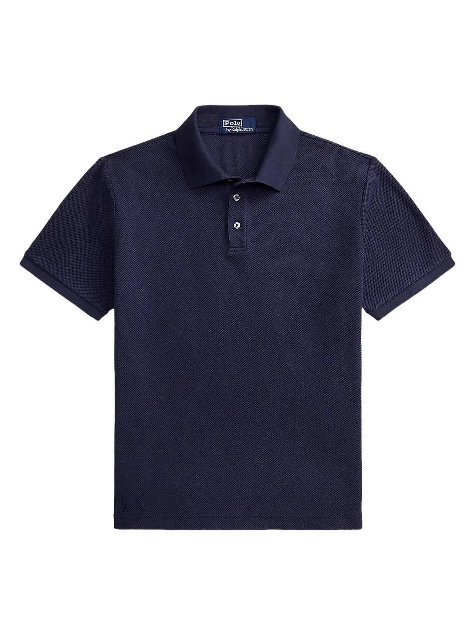 Men's Cotton Pointelle Polo Shirt