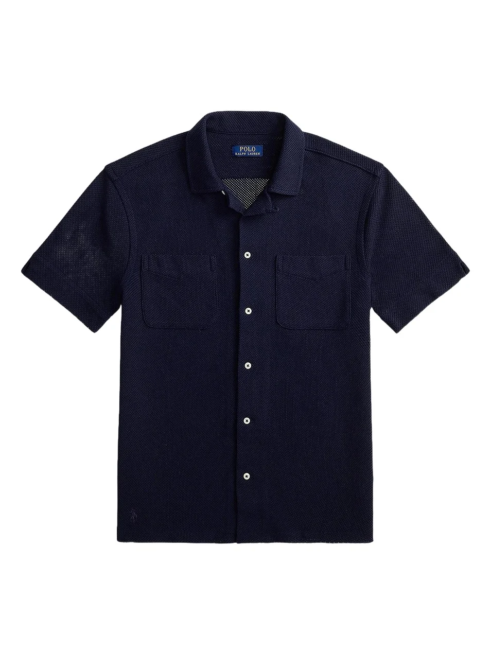 Men's Pointelle Textured Short-Sleeve Shirt Men's Pointelle Textured Short-Sleeve Shirt