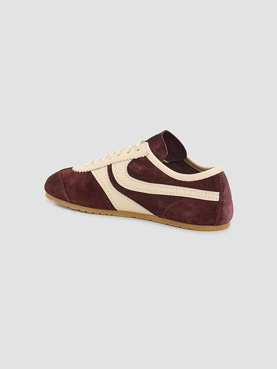 Dries Van Noten Women's Suede & Leather Low-Top Sneakers | Thumbnail 2 Dries Van Noten Women's Suede & Leather Low-Top Sneakers | Thumbnail 2