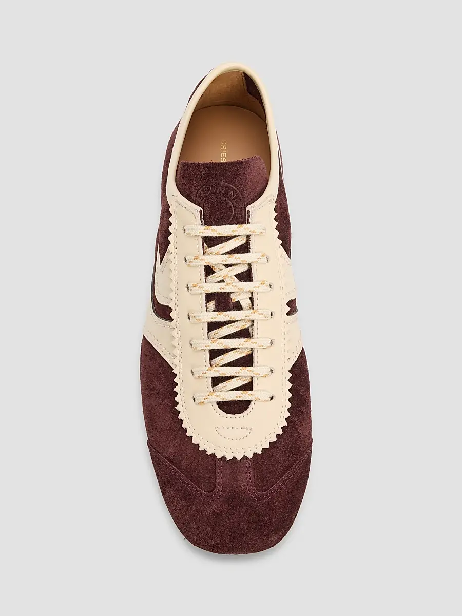 Dries Van Noten Women's Suede & Leather Low-Top Sneakers | Thumbnail 3 Dries Van Noten Women's Suede & Leather Low-Top Sneakers | Thumbnail 3