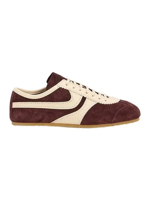 Women's Suede & Leather Low-Top Sneakers Women's Suede & Leather Low-Top Sneakers