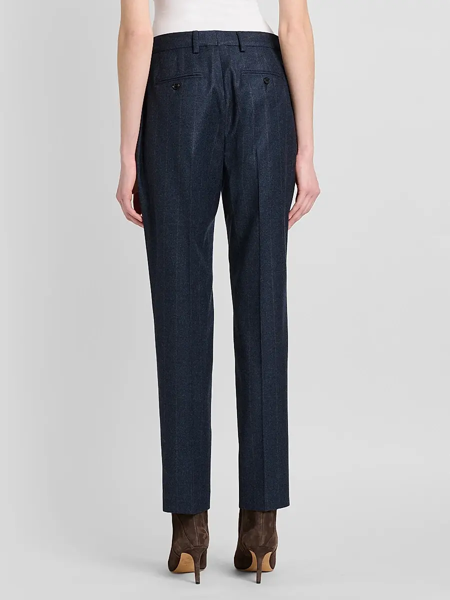 Kiton Women's Jogger Stretch Wool Trousers | Thumbnail 3
