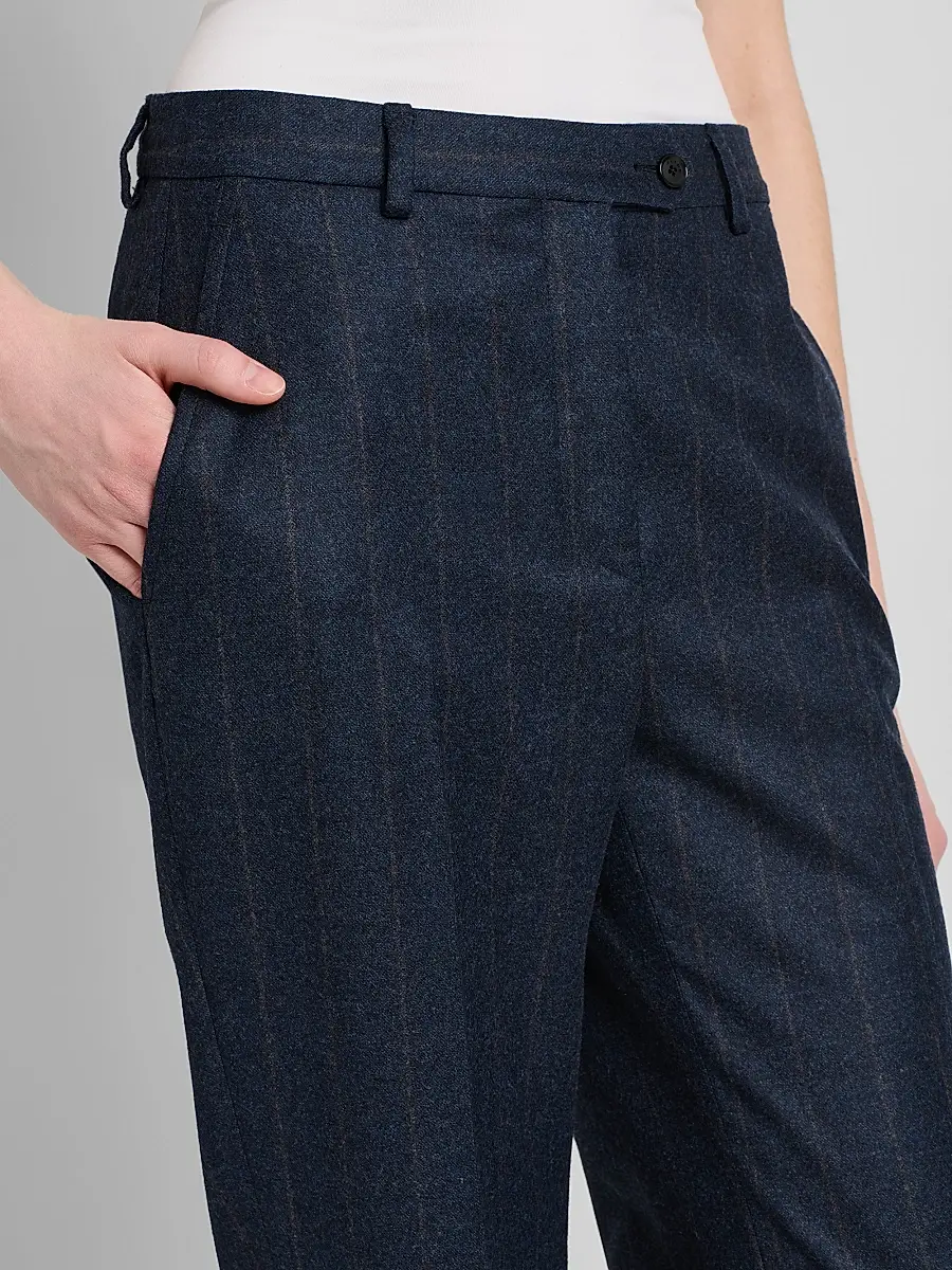 Kiton Women's Jogger Stretch Wool Trousers | Thumbnail 5